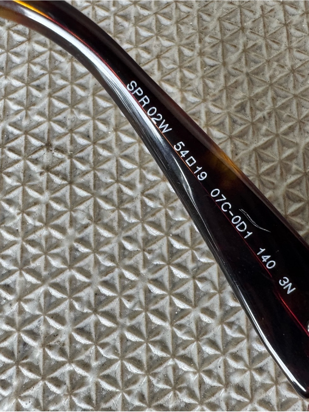 Prada PR 02W Cat-Eye Sunglasses in Cherry Dark Havana - 100% Authentic - Picture 3 of 12